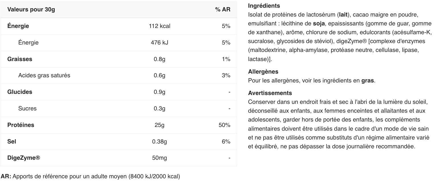 Isolate Whey 100% CFM, Chocolate, 2kg 2/5