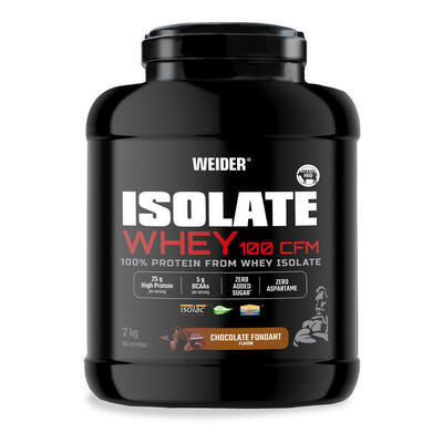 Weider isolate whey 100 cfm (420g) chocolate fondant - eiwitten