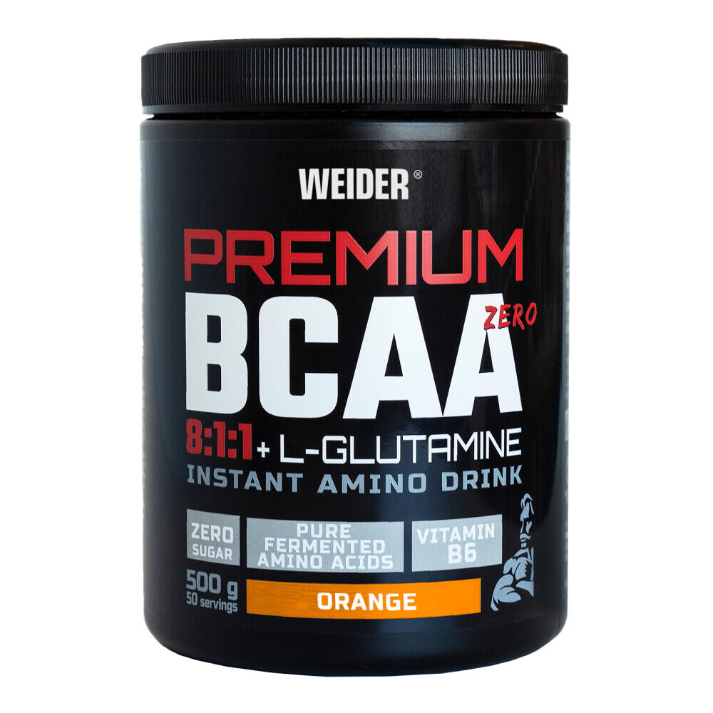 Weider - premium bcaa zero 8:1:1 + l-glutamina 500 gr - com vitamina b6