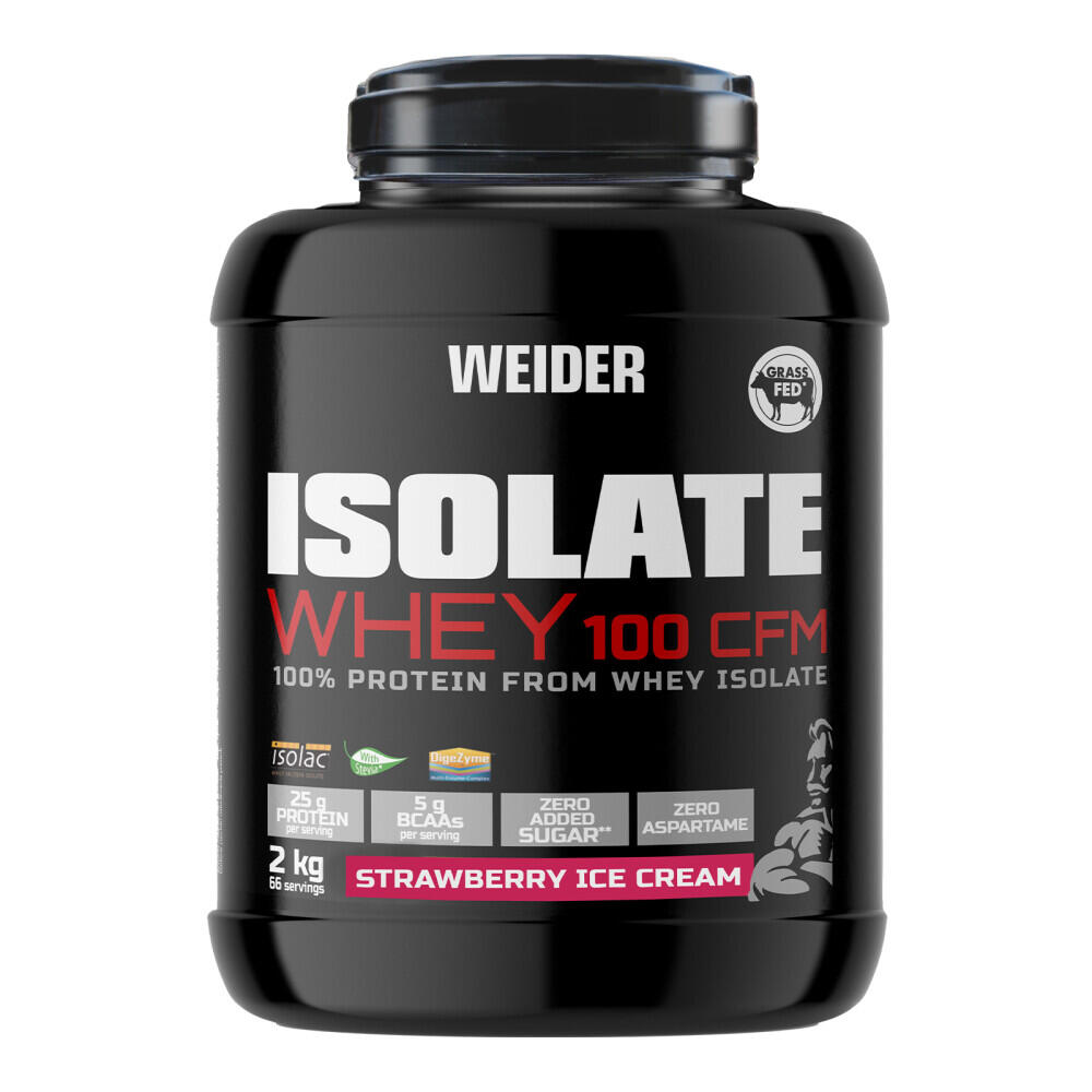 WEIDER Isolato di siero di latte - Isolate Whey 100 CFM - Gelato alla Fragola