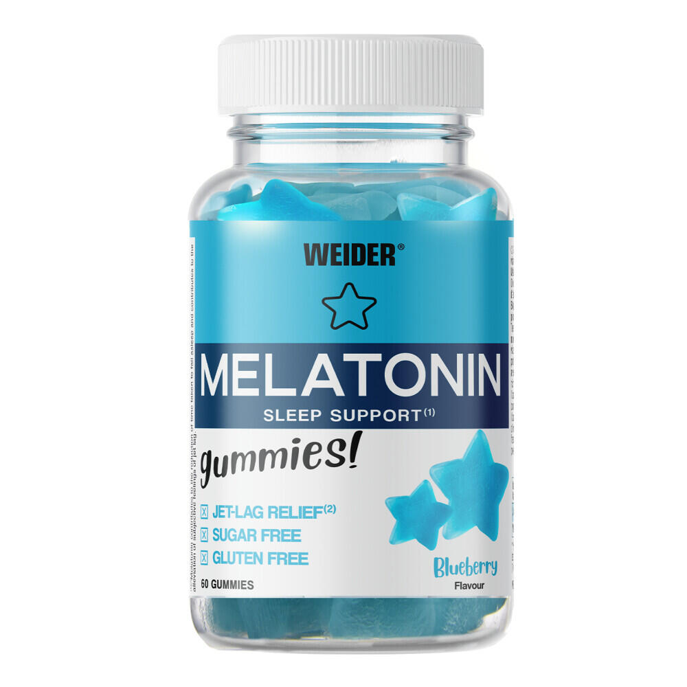 WEIDER Weider - Melatonine Up 60 gomas - Sabor Mirtilos- Sem glúten e Sem açúcar