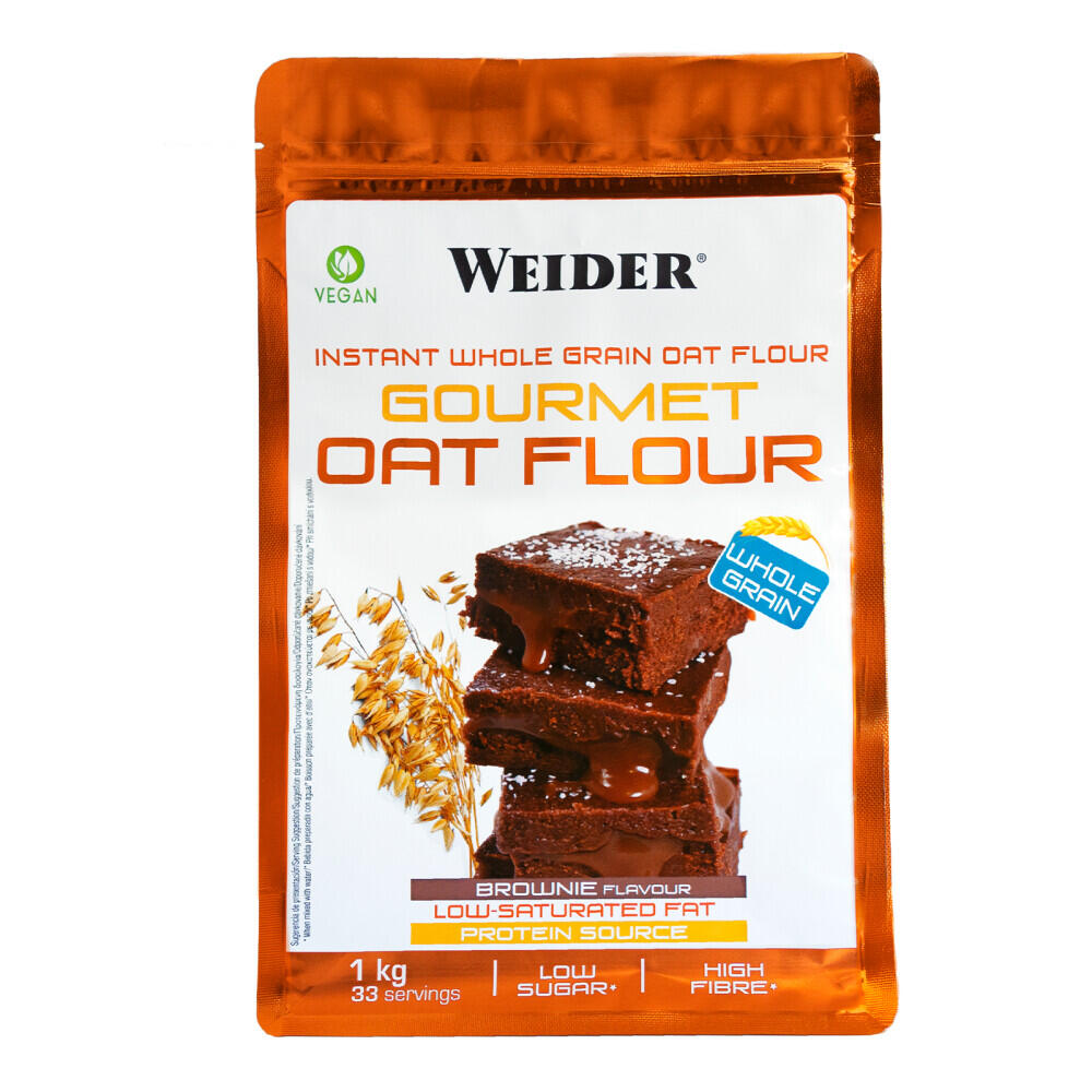 WEIDER Farina d'avena - Gourmet Oat Flour - Brownie 1000g