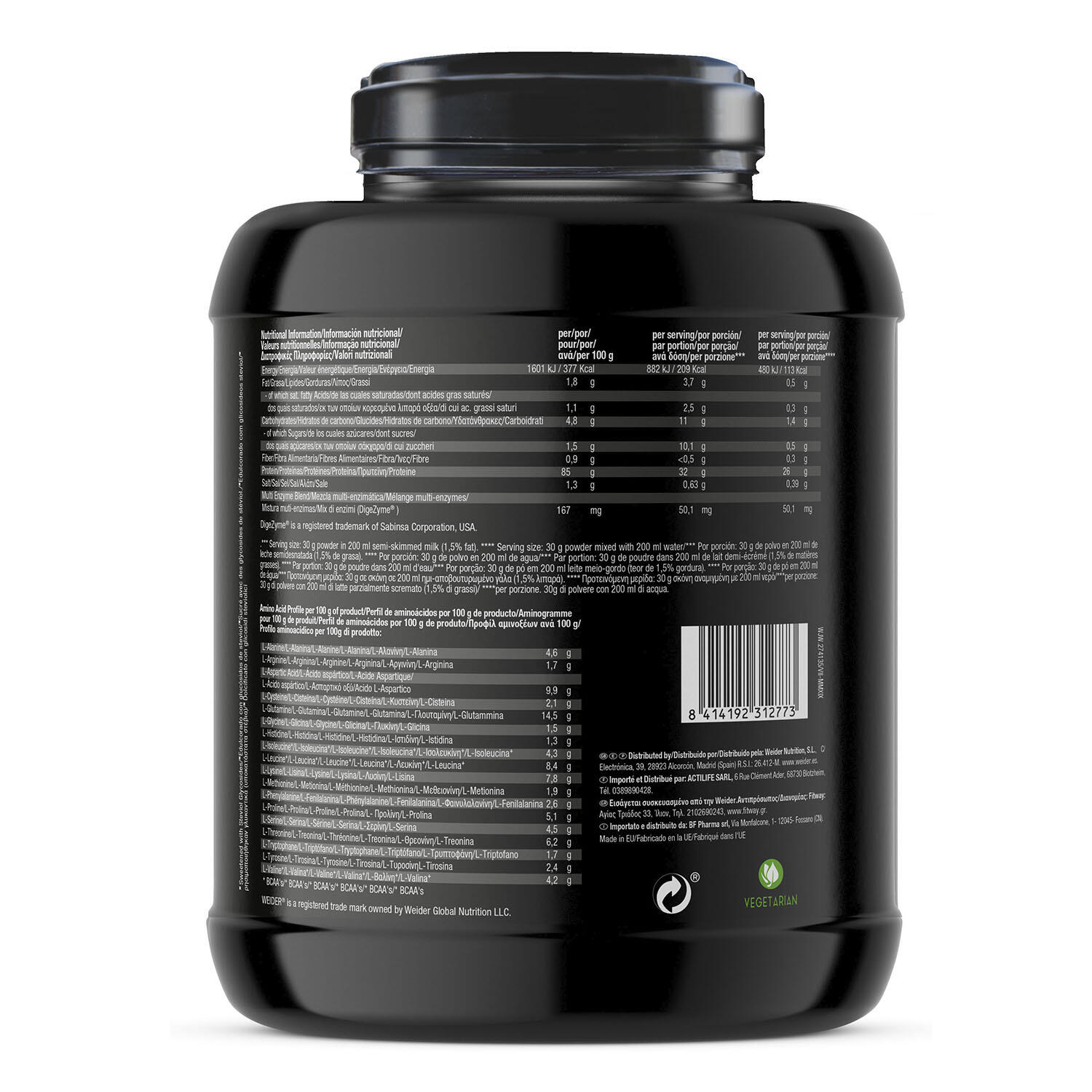 Weider Isolate Whey 100 CFM (2000g) Cookies & Cream - Eiweiße 4/5
