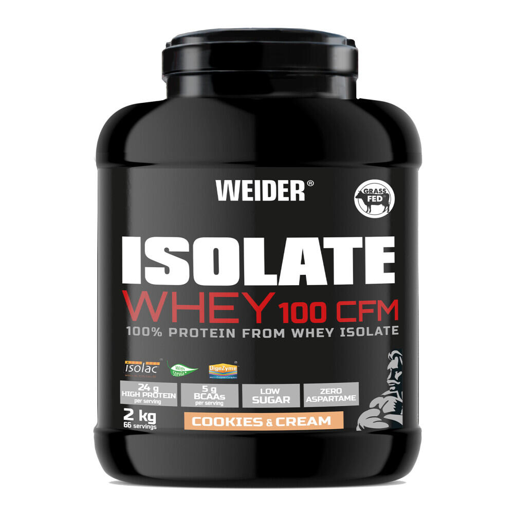 WEIDER Isolate Whey 100% CFM, Biscoitos, 2kg