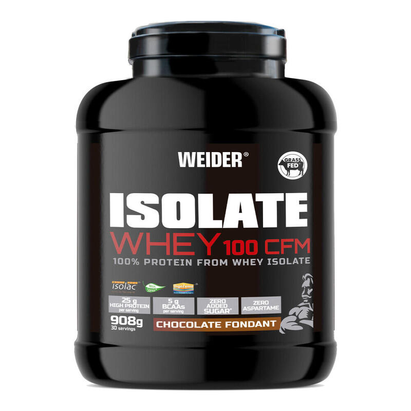 Isolate Whey 100% CFM, Chocolate, 908g Exclusivo Online                             4 cores disponíveis
A partir de  49,90€  Preço por quantidade 55,45€kg WEIDER Isolate Whey 100% CFM, Chocolate, 908gVendido e expedido por: NutriCorelam  (1)    