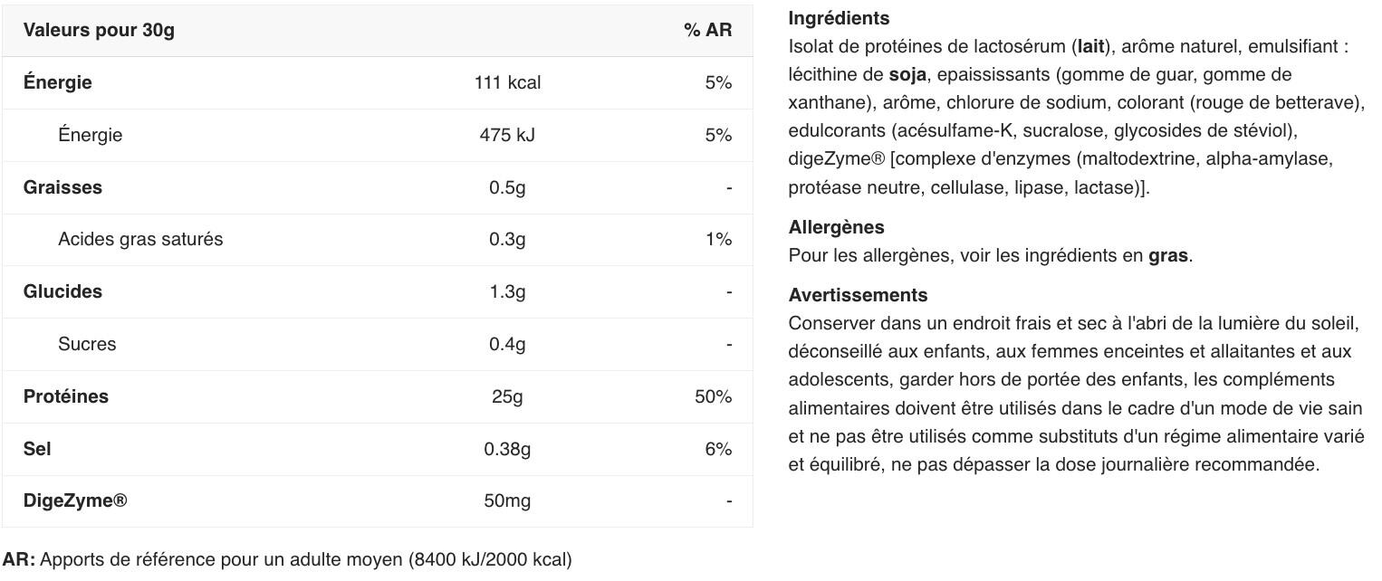 Isolato di siero di latte - Isolate Whey 100 CFM - Gelato alla Fragola 2/4