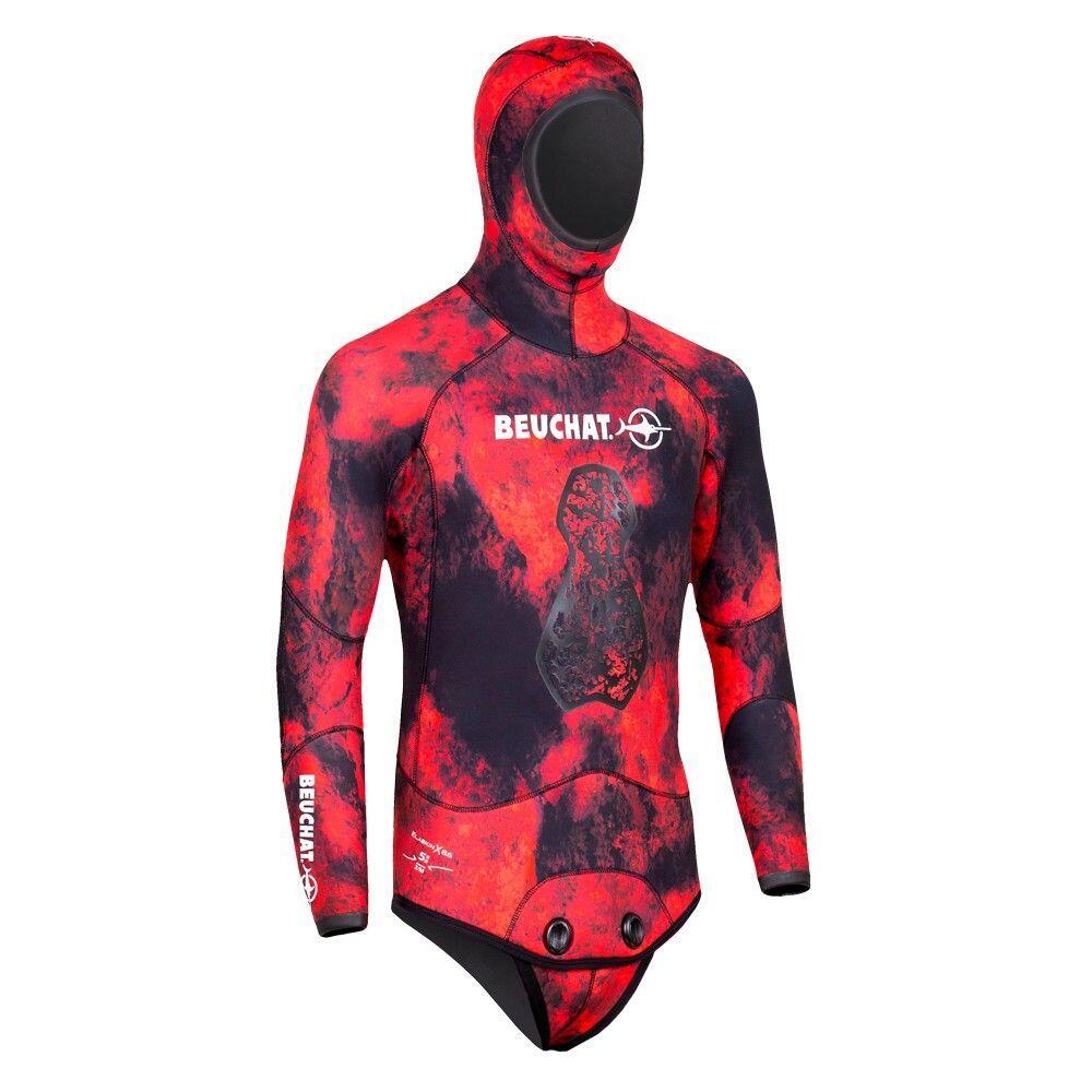 BEUCHAT Topo de mergulho nylon dividir dentro Beuchat Redrock 7 mm