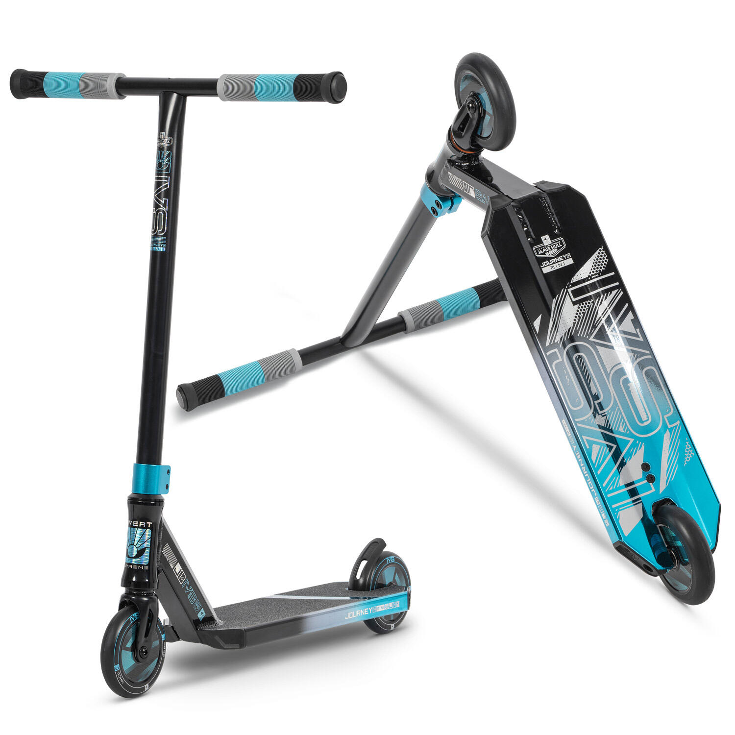 INVERT Invert Supreme Scooter Journey 1 Step Mini Tri Electro Teal/Silver/Black