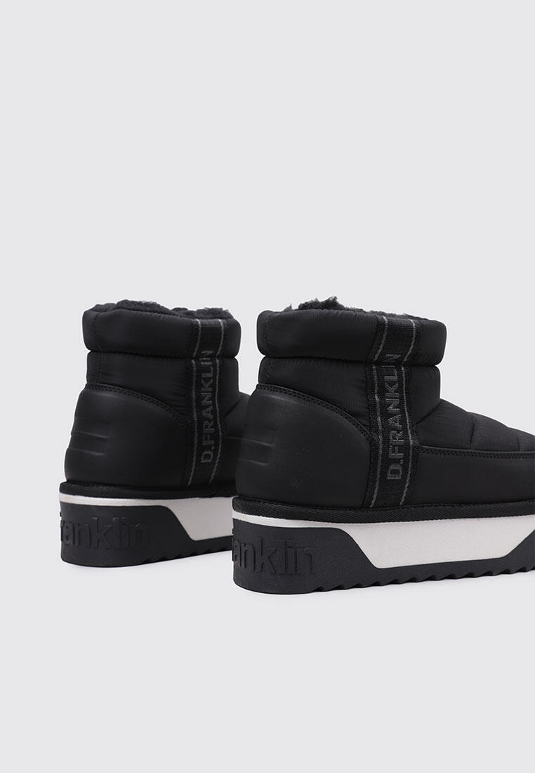 Botines esquimales mujer D. Franklin DFSH371010 — Negro, plataforma, tacón 5 cm 4/5
