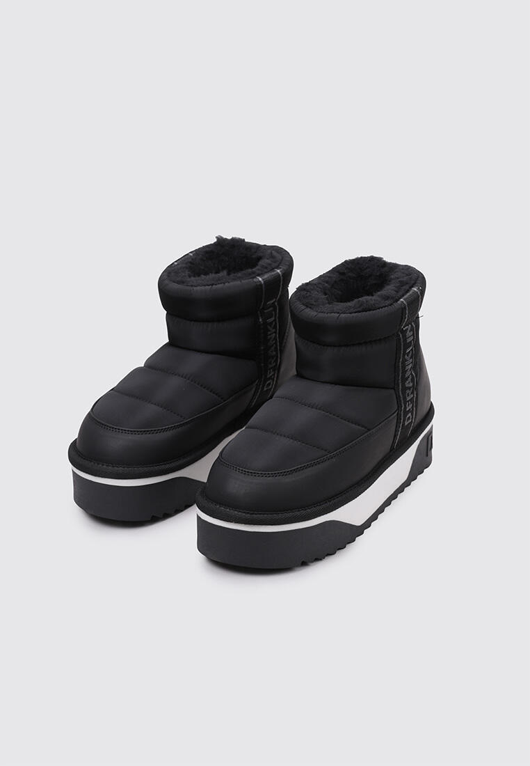 Botines esquimales mujer D. Franklin DFSH371010 — Negro, plataforma, tacón 5 cm 2/5