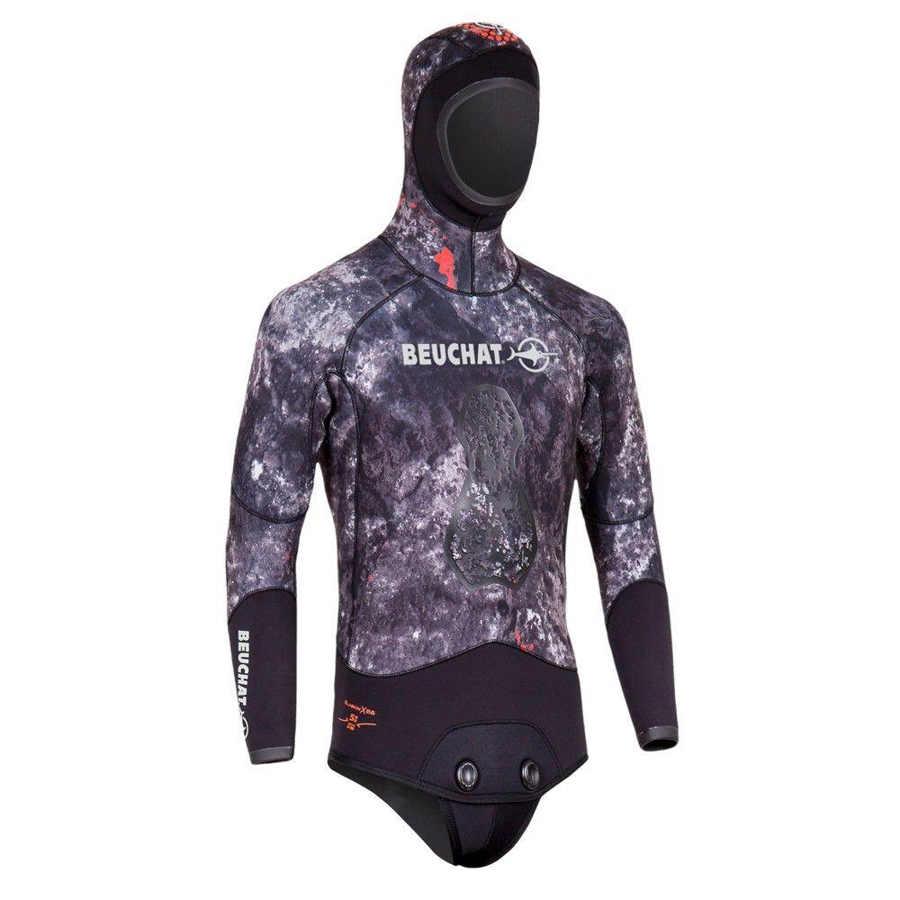 Beuchat - Combinaison De Chasse Sous-marine Trigoblack Veste 5mm - Veste De Plongée - Noir - 48 Xl - Decathlon