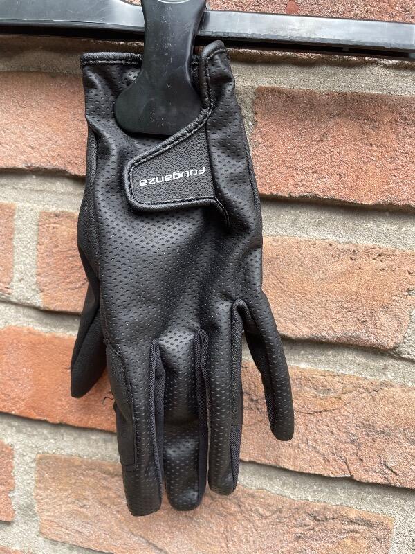 Entre Particuliers - Fouganza - Gants d'équitation Noir - Taille M 4/5