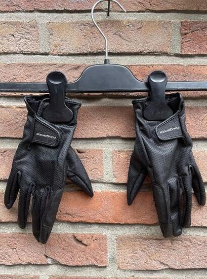 Tussen Particulieren - Fouganza - Handschoenen Zwart paardrijden - Maat M