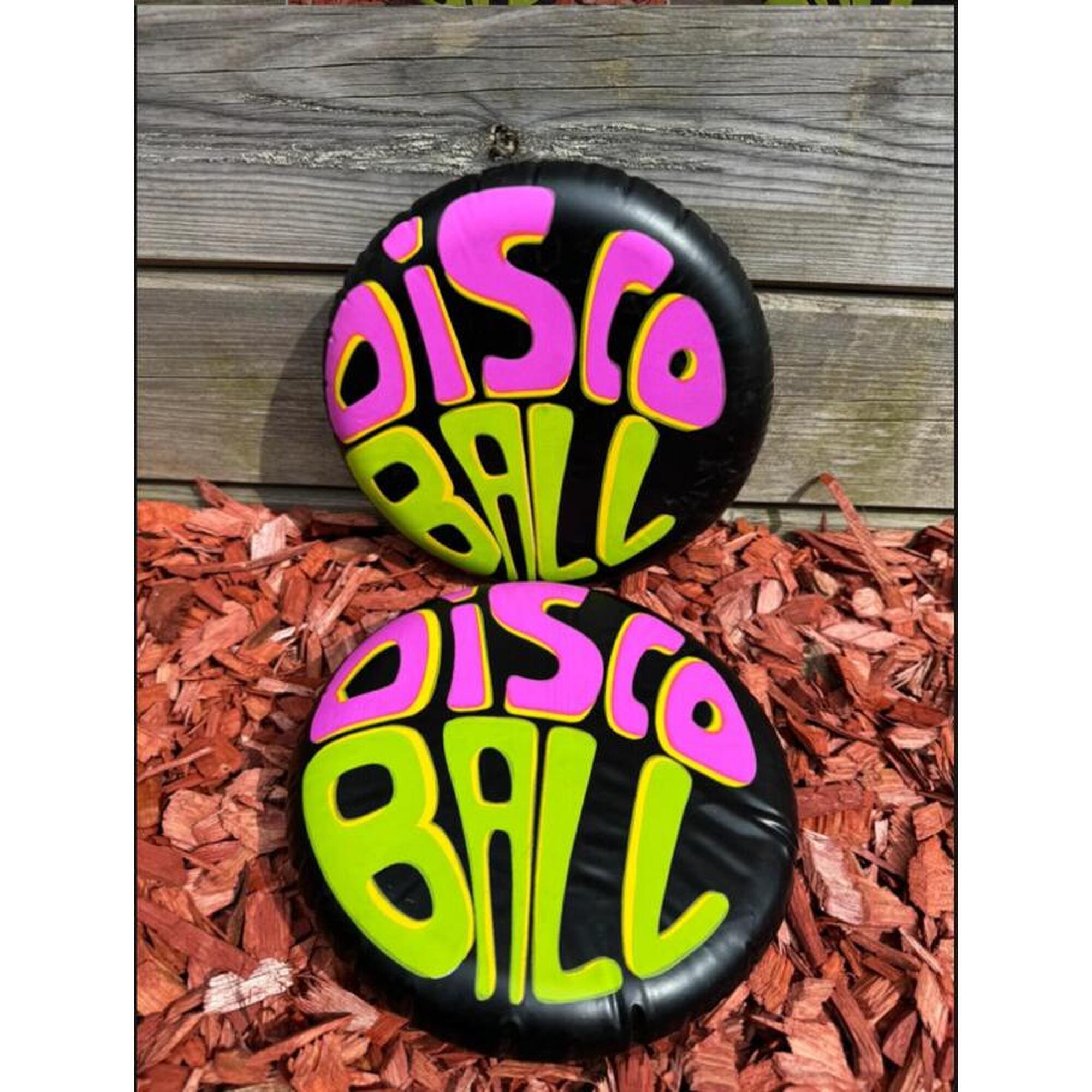 Tussen Particulieren - Disco Ball - 2 Zachte (PVC) opblaasbare frisbees