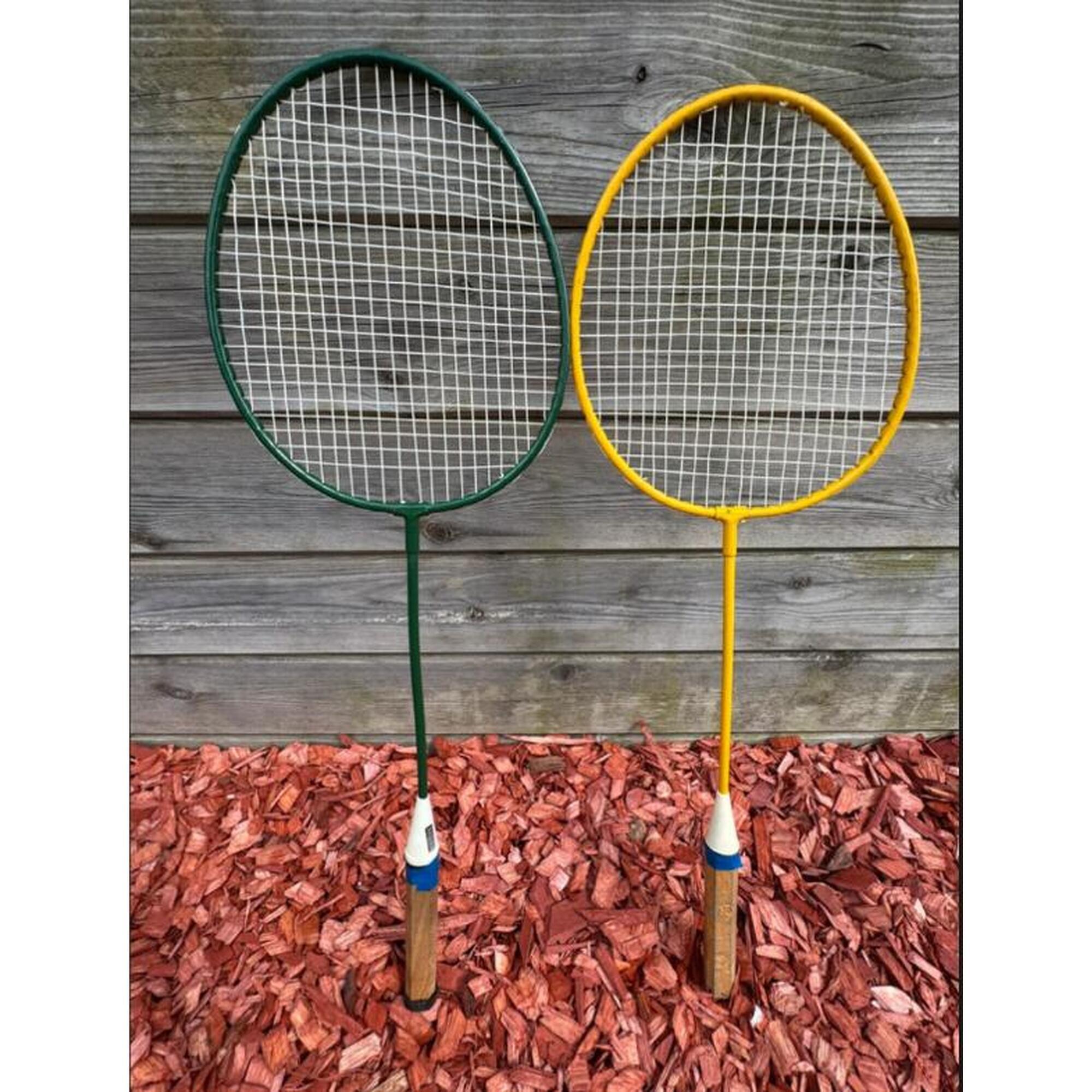 Entre Particuliers - Seneca - 2 x raquettes de badminton - 1 x jaune + 1 x vert