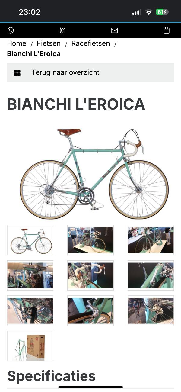 Entre Particuliers - Vélo de route vintage Bianchi Eroica 2/5