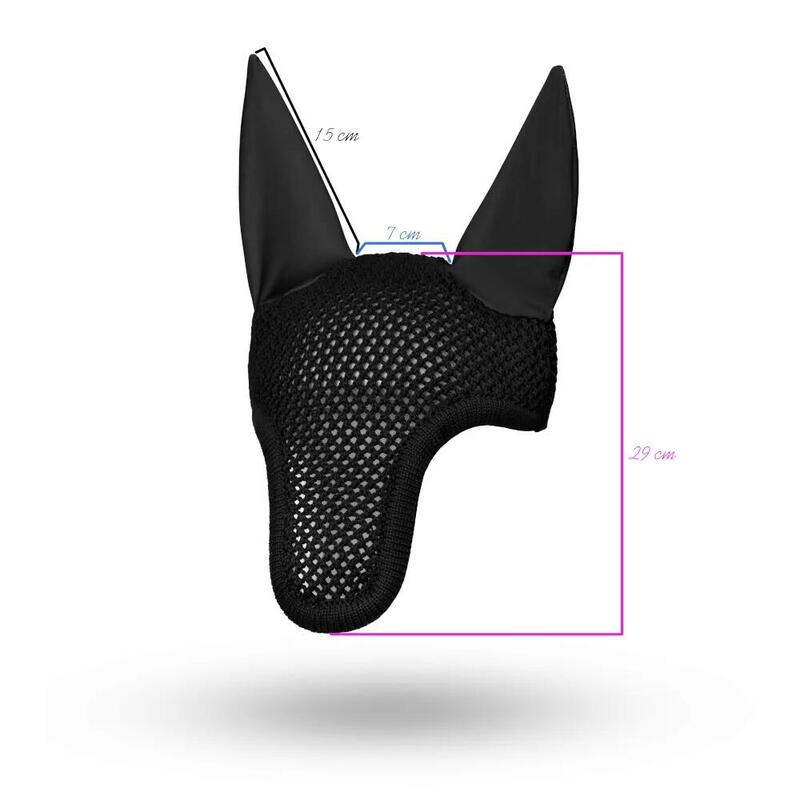 Masque Anti-mouches Cashel Quiet Ride Pour Cheval - Standard Avec