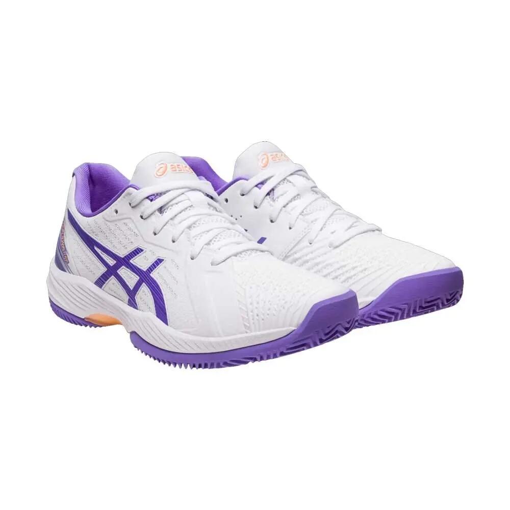 Women's White Asics Solution Swift Ff Clay 1042a198-105