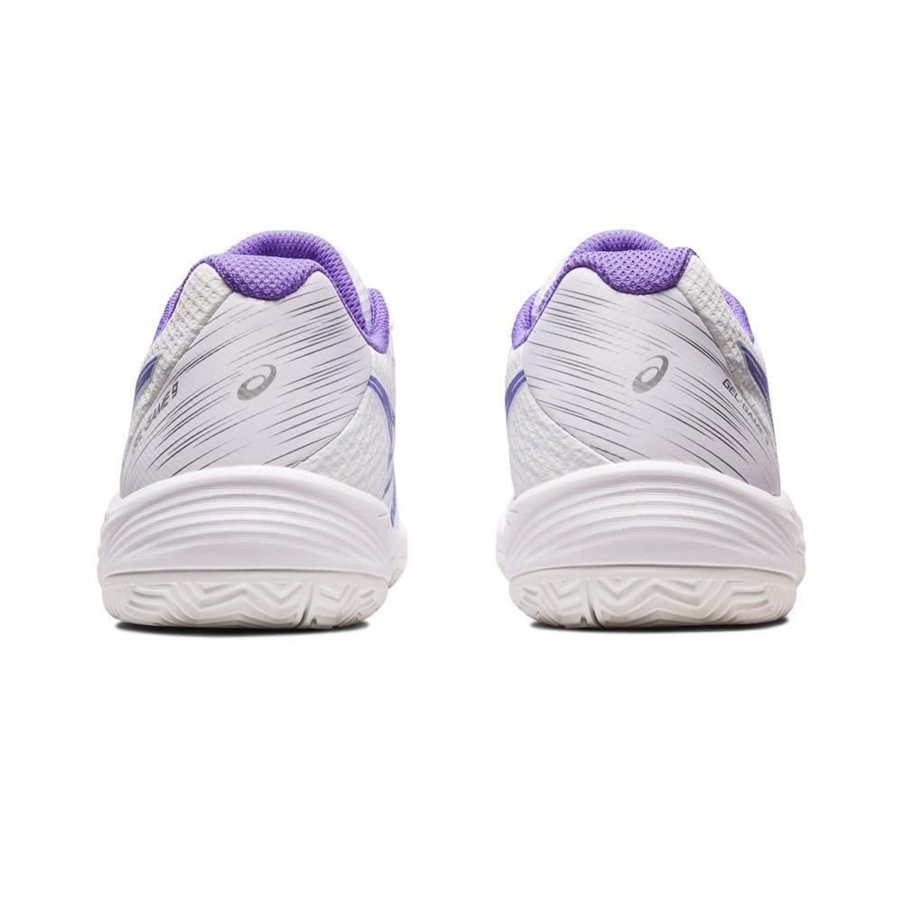Chaussures Femme Asics Gel-game 9 Clay/oc 1042a217-101 Blanc Et Violet 3/7