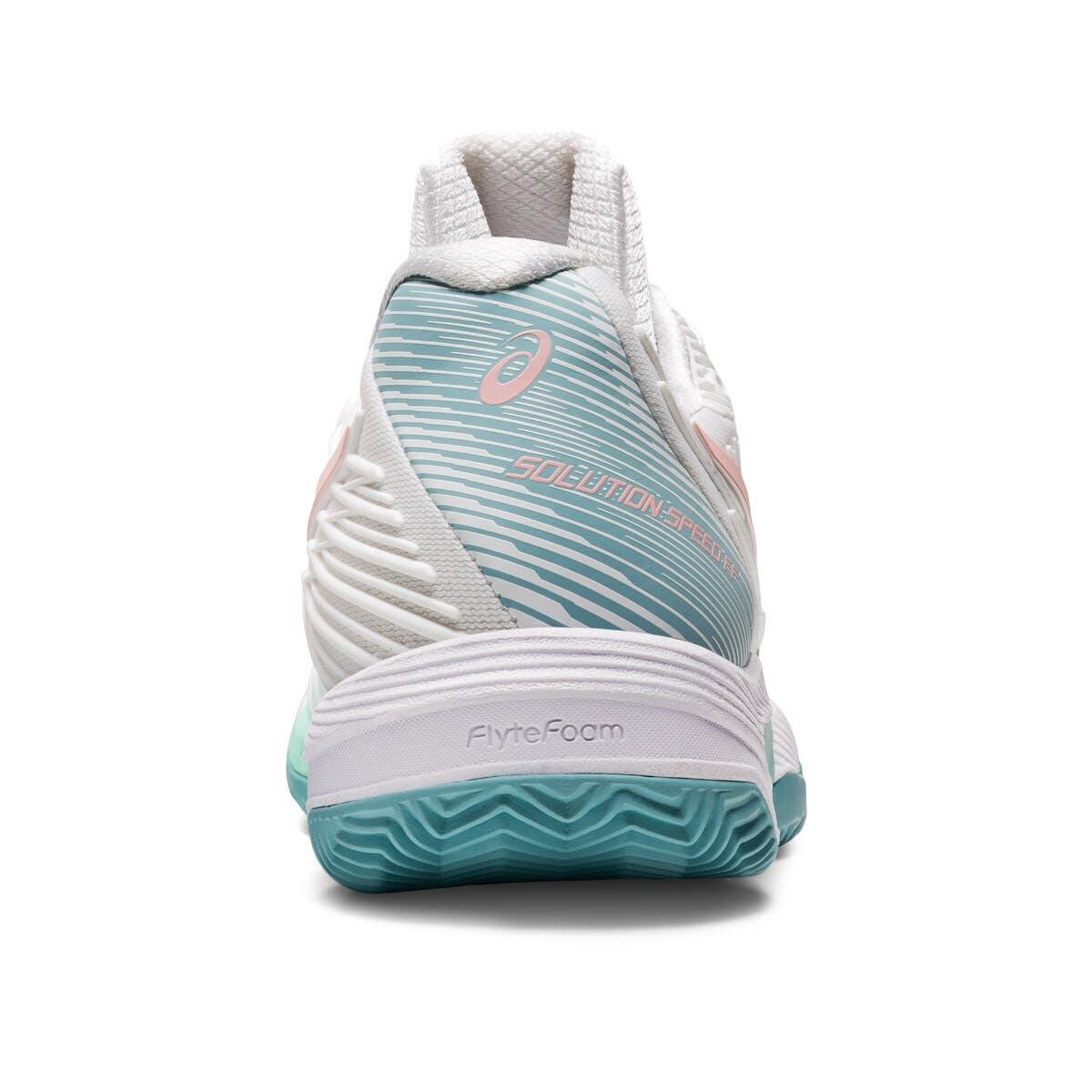 Women's White And Pink Asics Solution Speed Ff 2 1042a134 103 Shoes 5/5