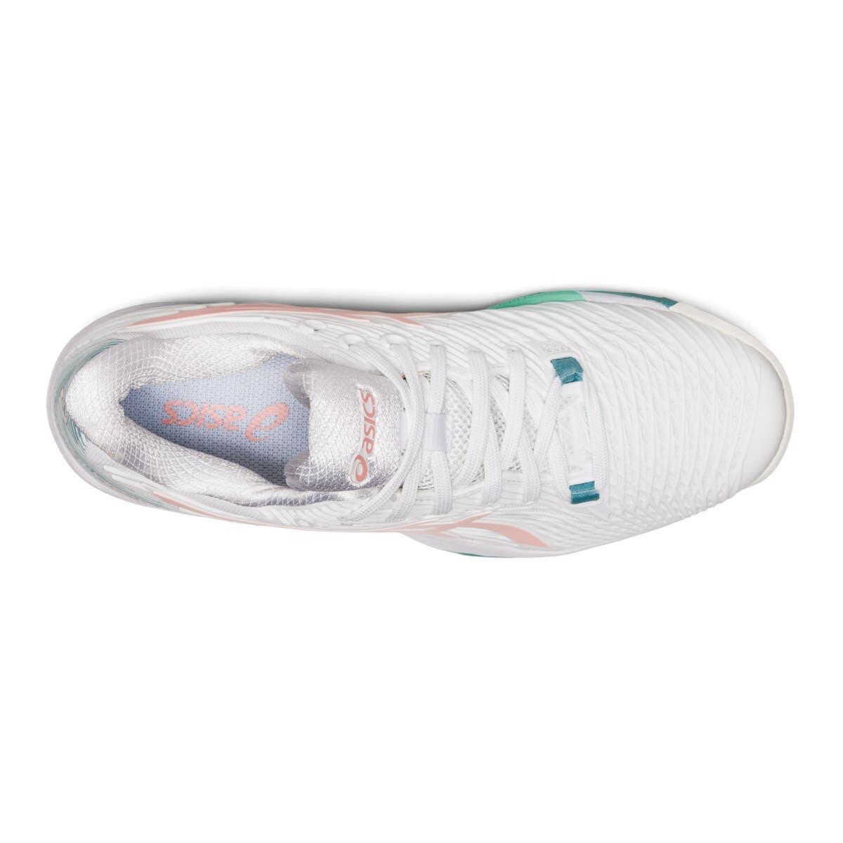 Women's White And Pink Asics Solution Speed Ff 2 1042a134 103 Shoes 2/5