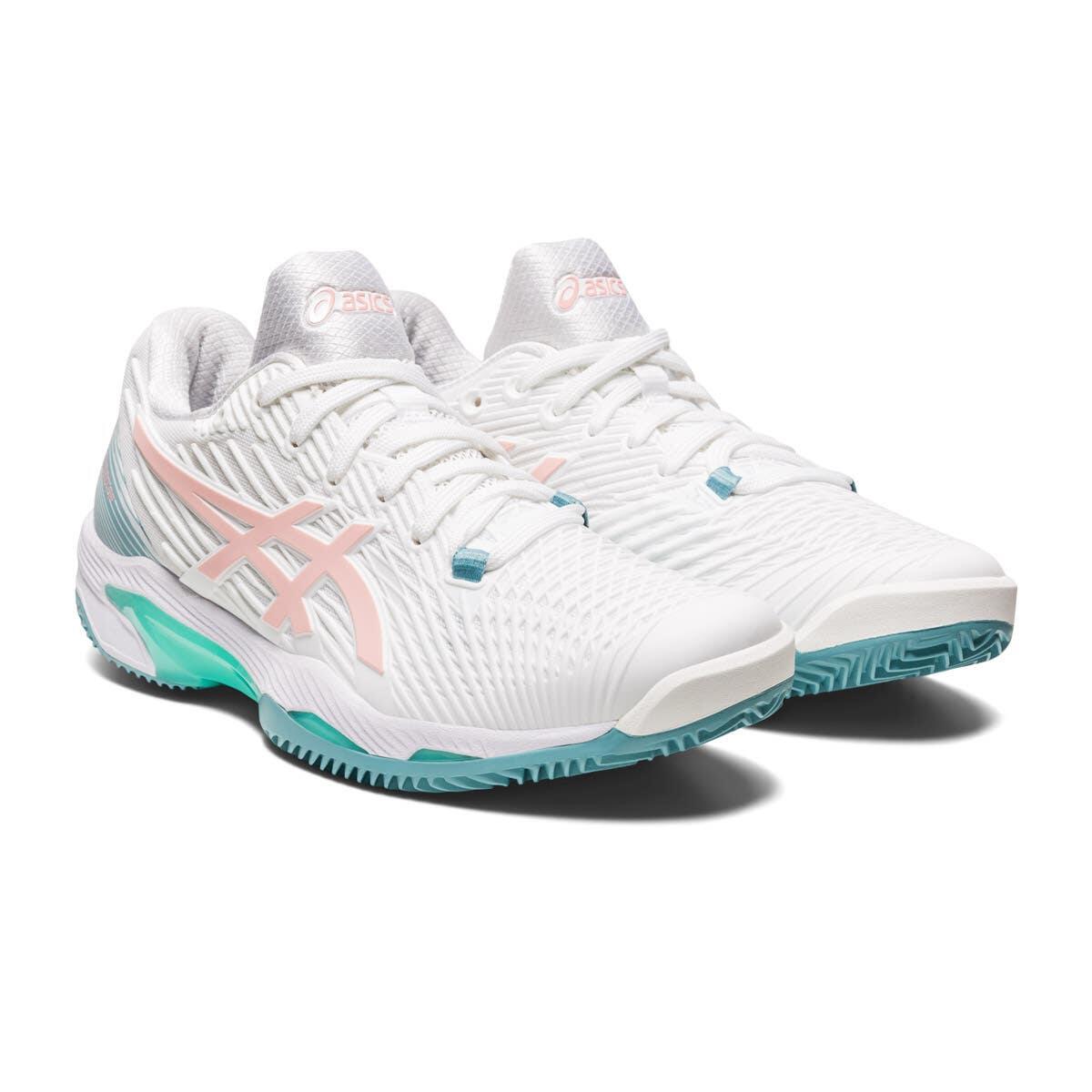 Women's White And Pink Asics Solution Speed Ff 2 1042a134 103 Shoes 4/5
