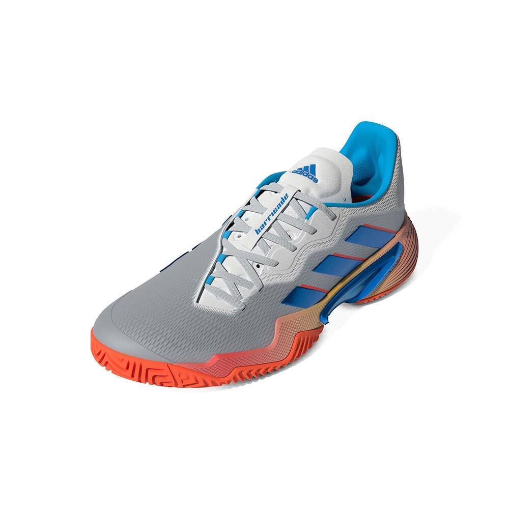 Zapatillas Adidas Barricade Azul Blanco Gw2963 3/4