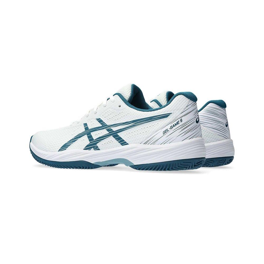 Asics Gel-game 9 Clay Oc Blanc Turquoise 1041a358 102 2/4