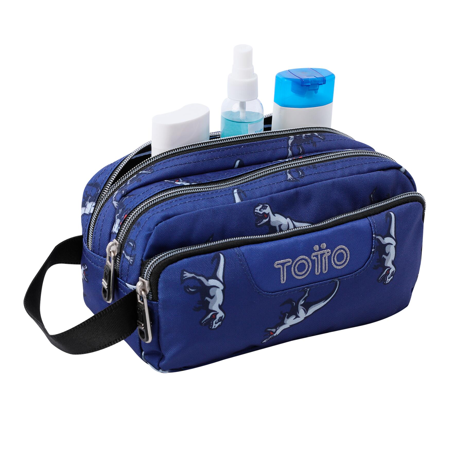 Totto Estuche escolar Agapec Azul Poliéster reciclado 23 x 11.5 x 10.5 cm 4/4
