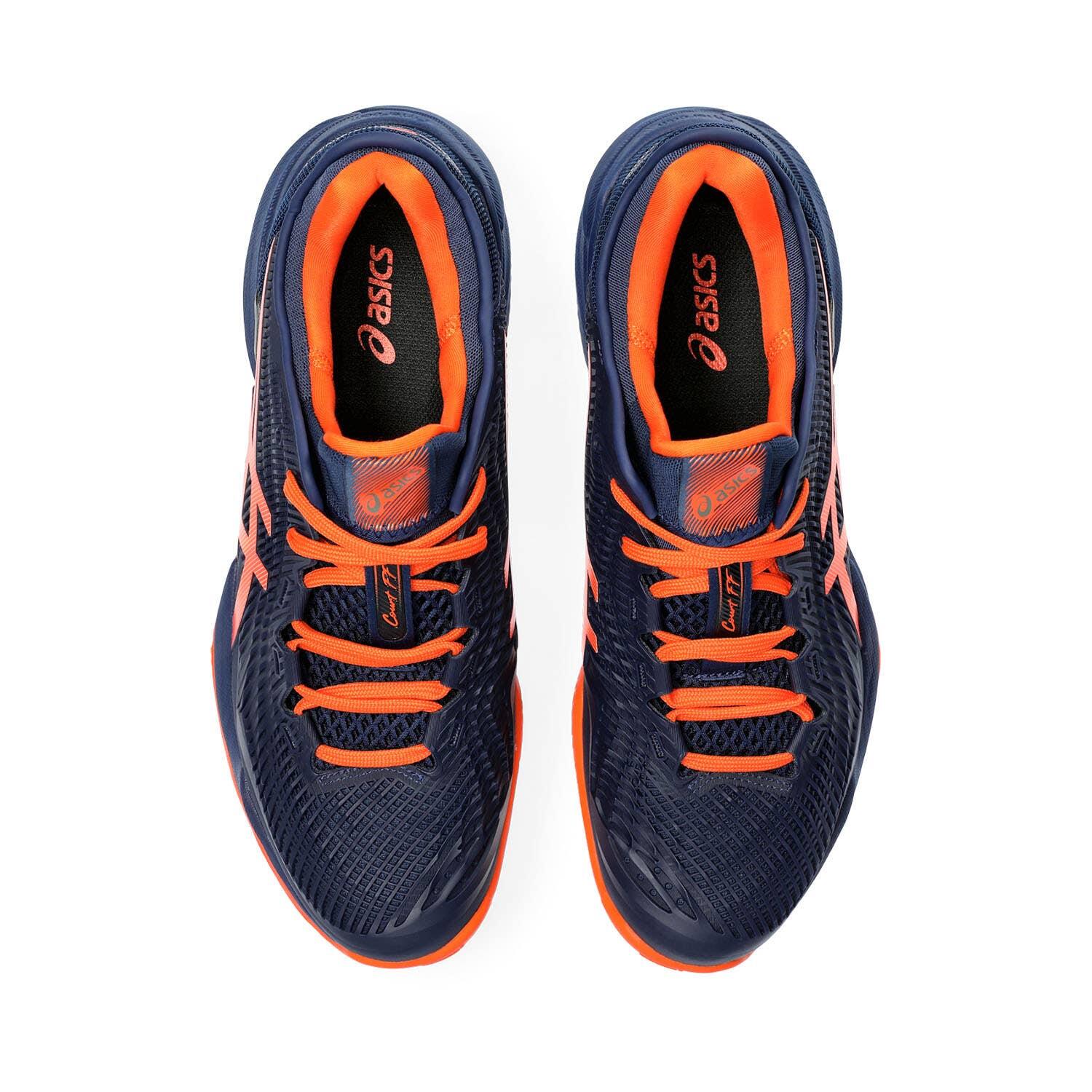 Asics Court FF 3 Clay Mens Navy Tennis Shoes | Decathlon