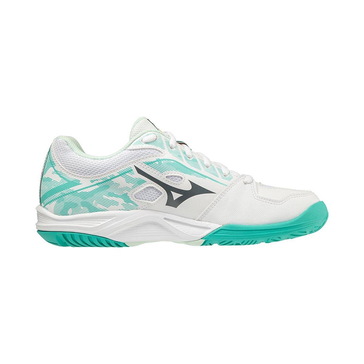 MIZUNO Scarpe Padel Da Donna Mizuno Breakshot 3 Ac 61ga2126 23 Bianche E Acquamarina