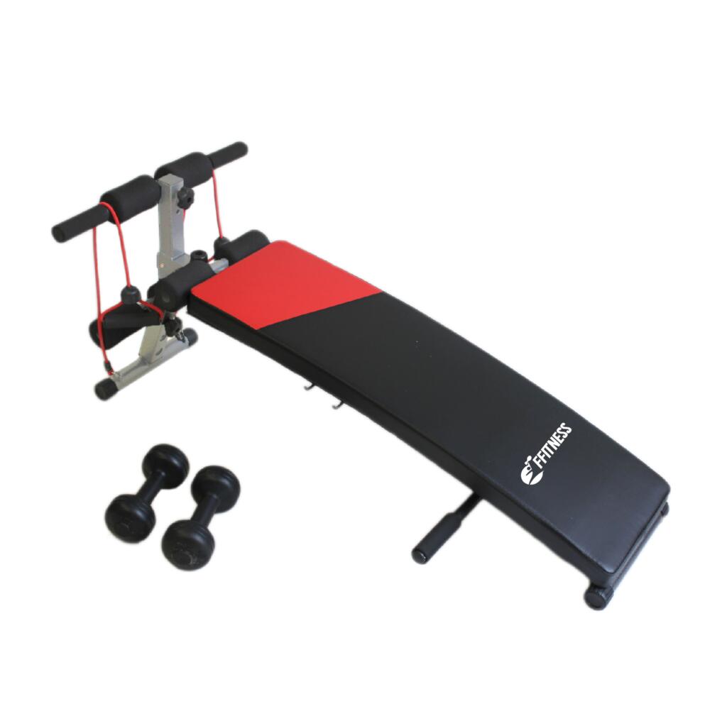 FFITNESS Panca Sit Up Bench e Flessioni Multiuso FF