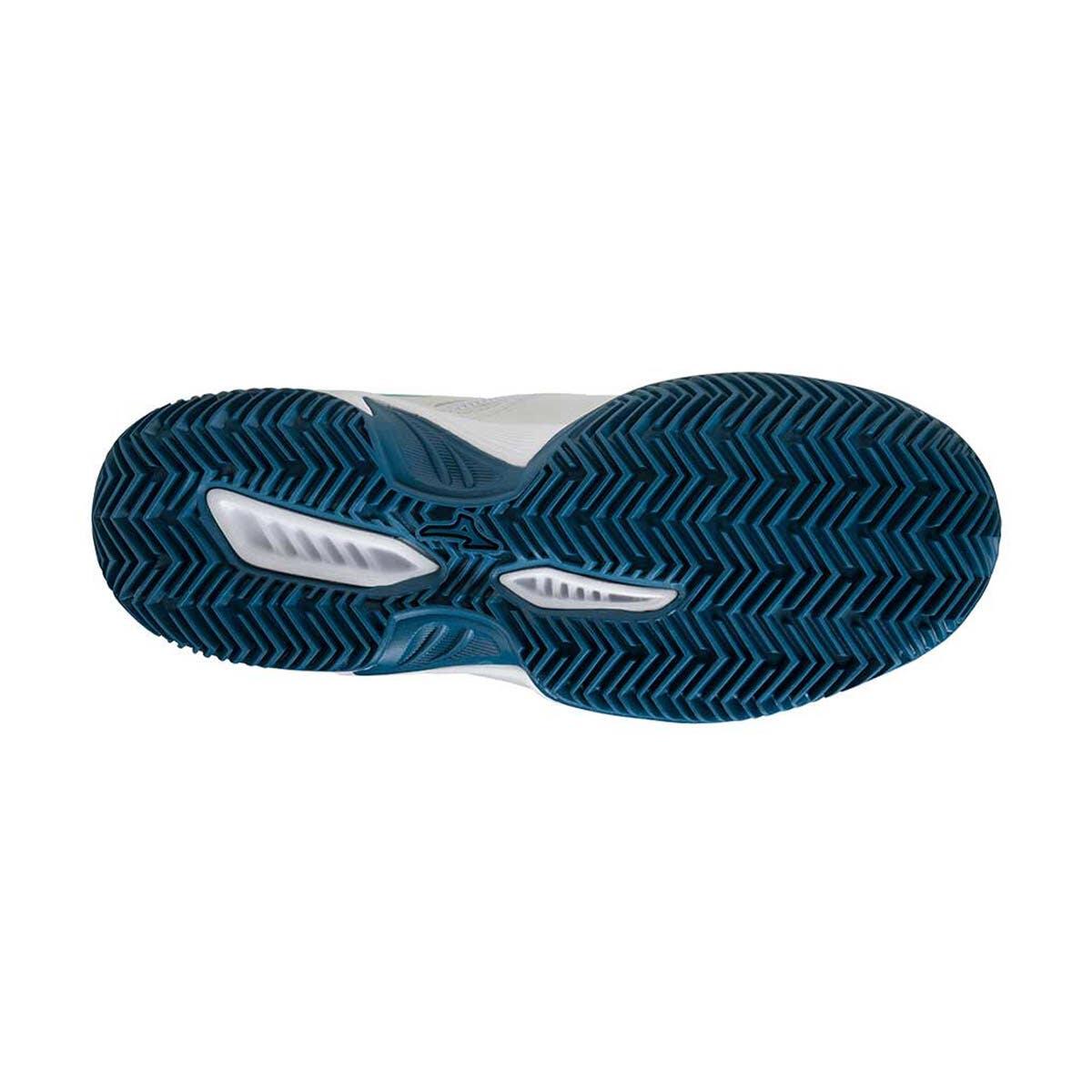 Scarpe Da Padel Per Bambini Mizuno Exceed Star Cc 61gc2255 30 Bianche E Blu 2/3