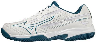 Scarpe Da Padel Per Bambini Mizuno Exceed Star Cc 61gc2255 30 Bianche E Blu