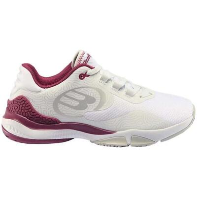 Zapatillas de padel para mujer Bullpadel Flow hybrid fly 22v en color blanco