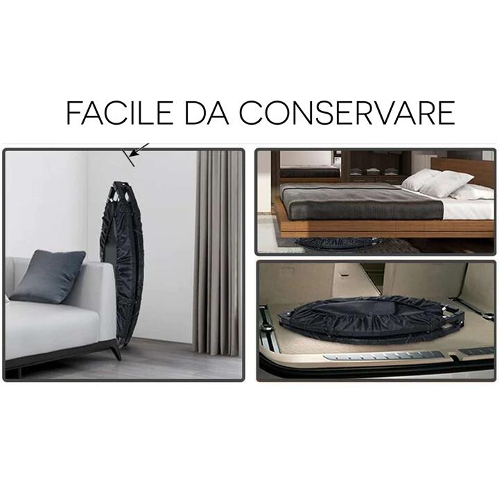 Trampolino Elastico Pieghevole e Regolabile in Altezza FF 7/7
