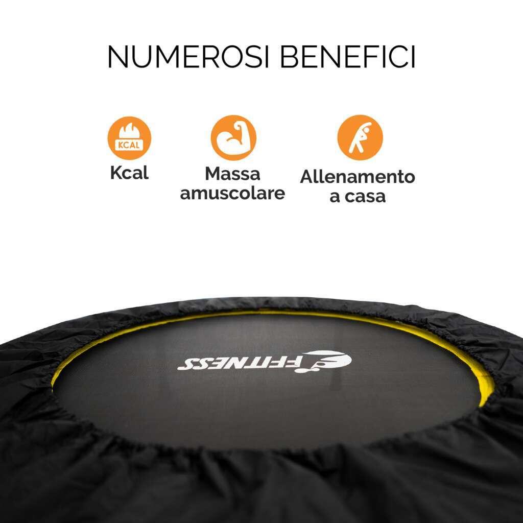 Trampolino Elastico Pieghevole e Regolabile in Altezza FF 5/7