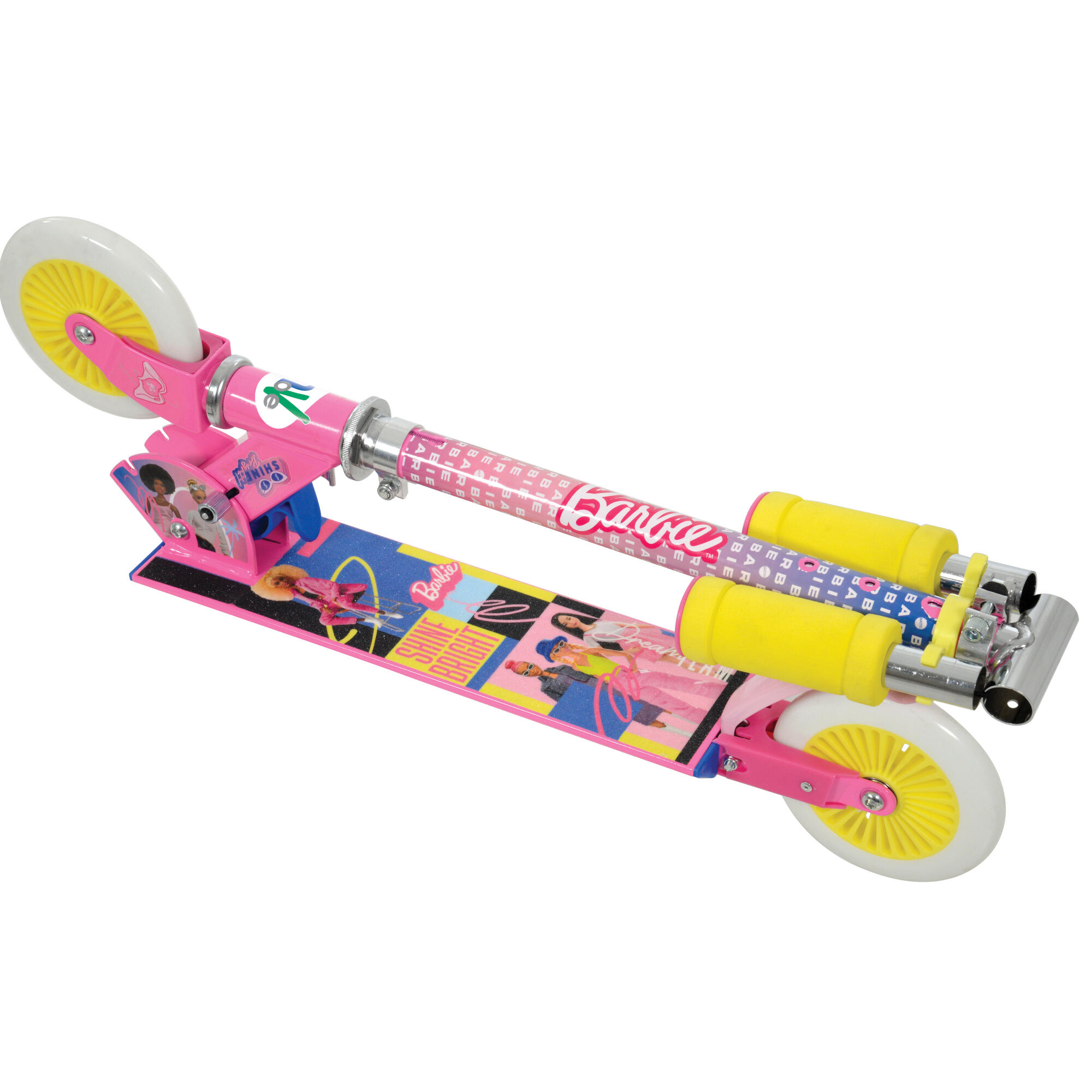 SCOOTER DOBRÁVEL 2 RODAS PARA CRIANÇAS BARBIE 4/4