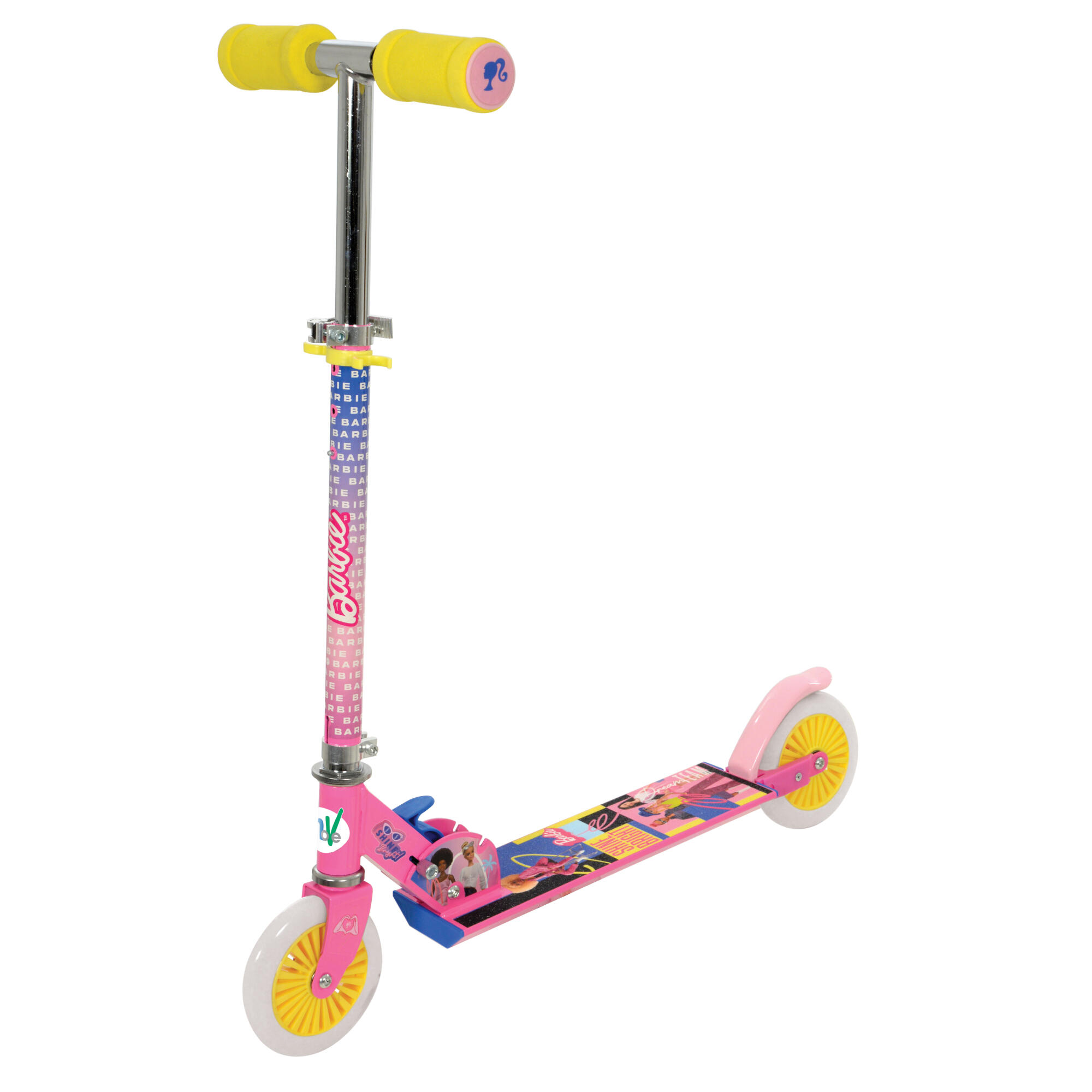 SCOOTER DOBRÁVEL 2 RODAS PARA CRIANÇAS BARBIE 1/4