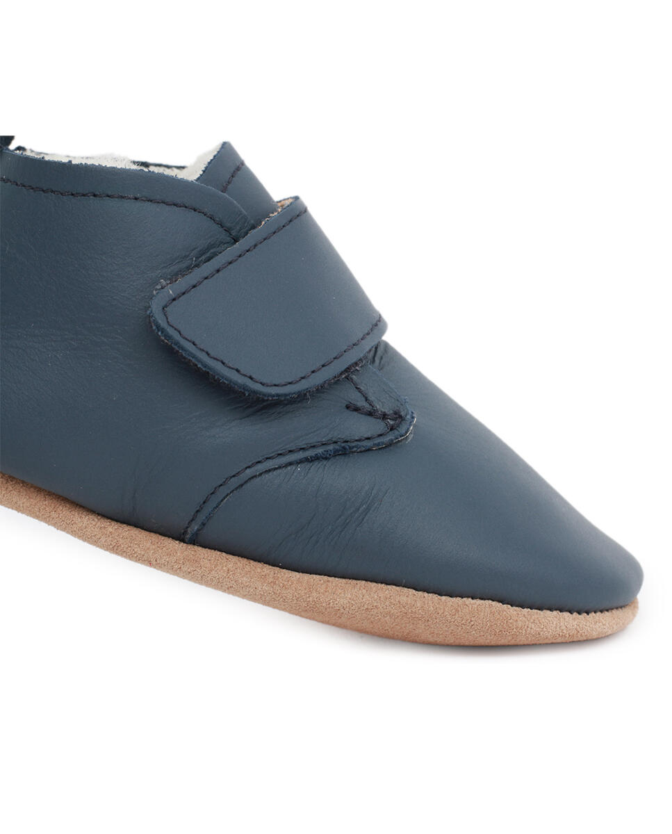 Bobux Soft Sole Desert Arctic - zapatos de piel para recién nacido 3/6