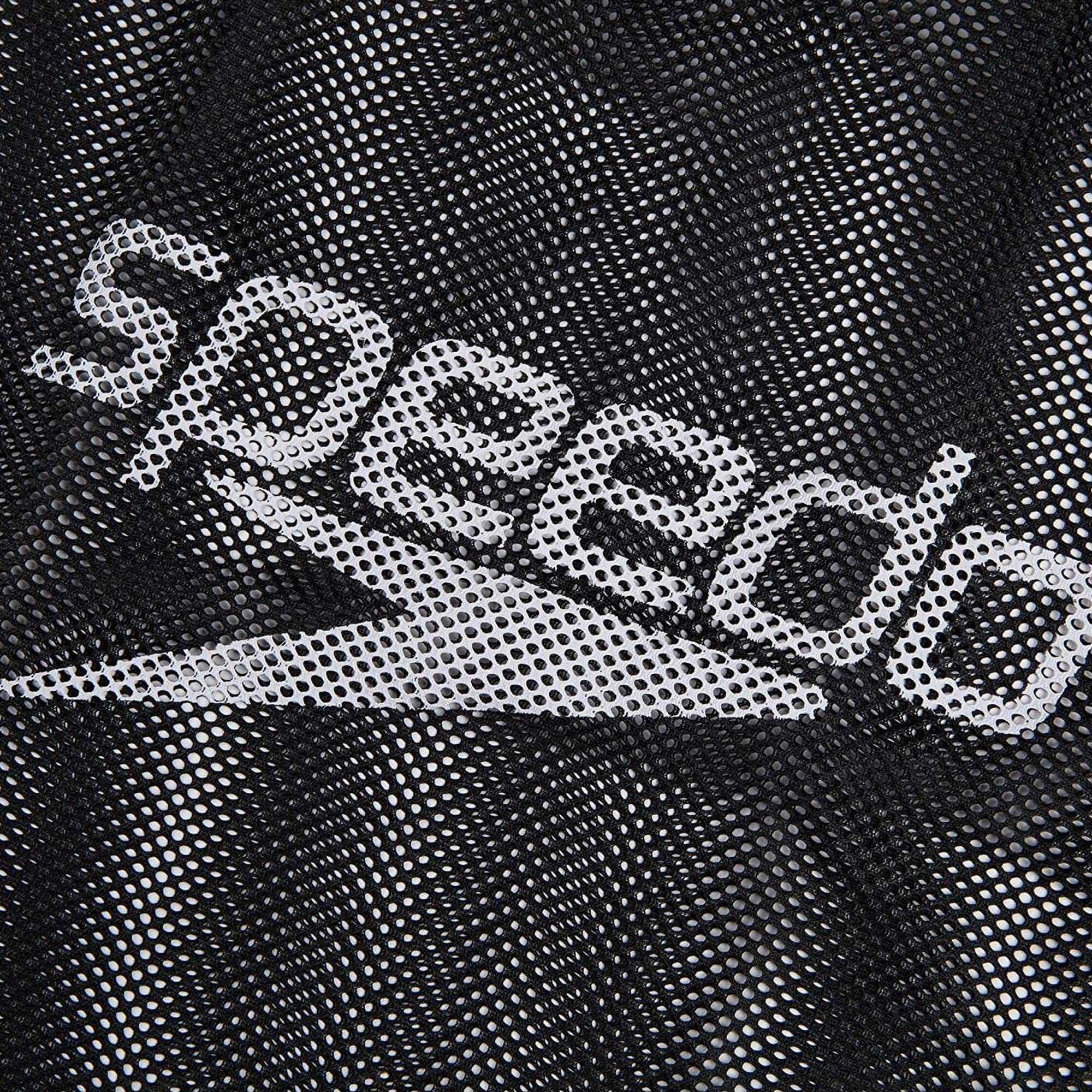 Sportbeutel, Netzmaterial Damen und Herren Schwarz 3/4