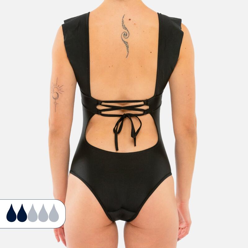 Maillot de bain Menstruel dos à lacet - flux léger - Sya