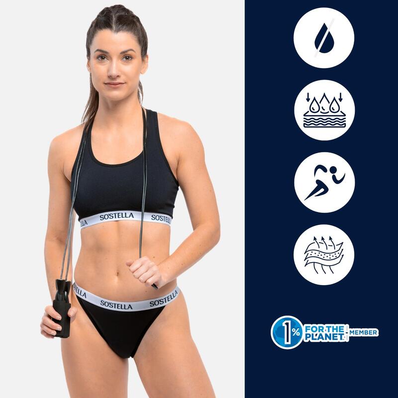 String Menstruel de sport - Absorbant et respirant - Le n°2