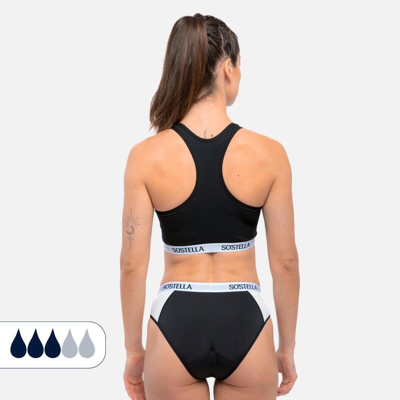 Culotte Menstruelle de sport - Flux moyen - La n°8