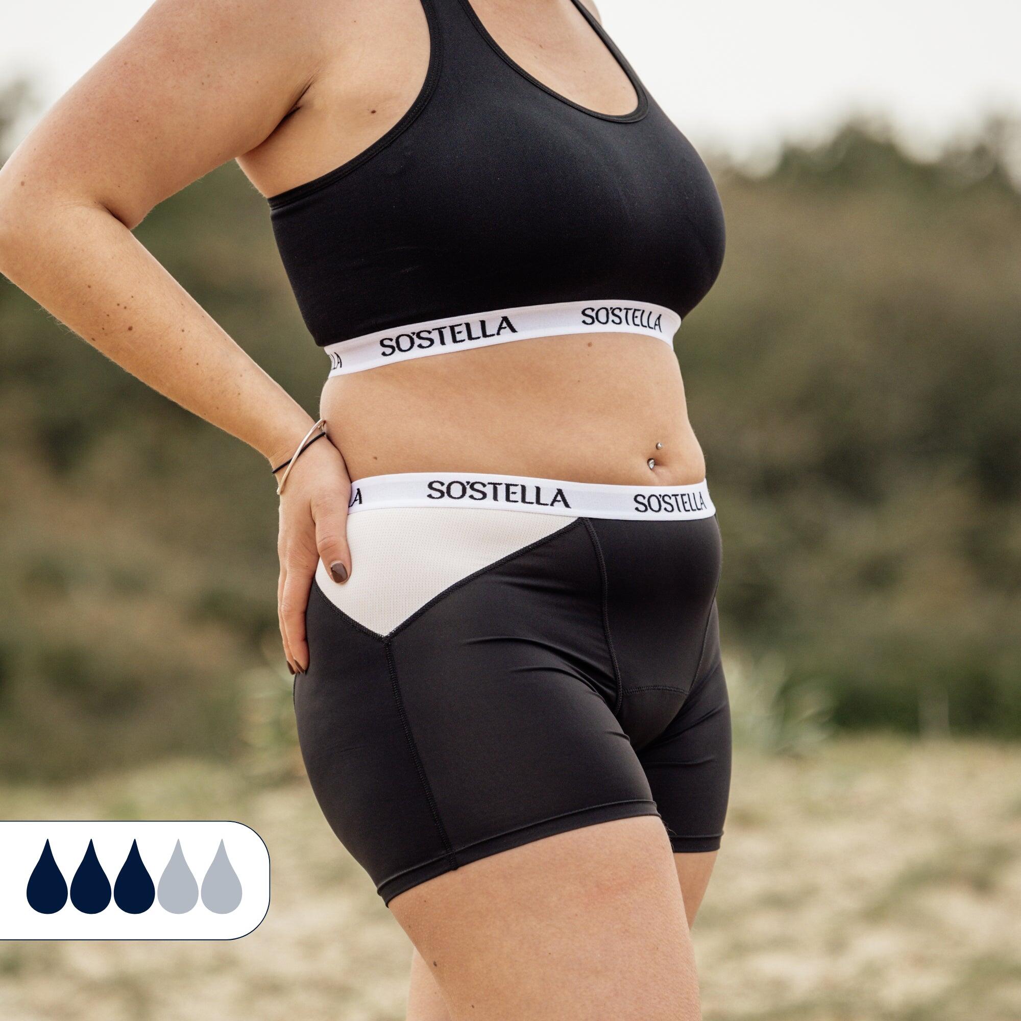 Sportowe bokserki Menstruacyjne - Średnio obfite krwawienie - Model n°12
