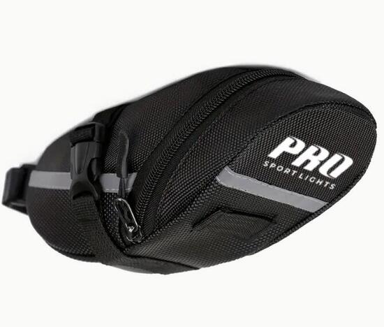 Satteltasche Pro Sport Lights 1.2 Liter - Schwarz - Fahrradtasche - MTB/Rennrad