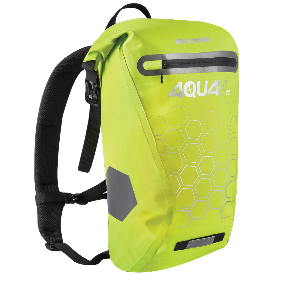 OXFORD Oxford Aqua V 12 Backpack Yellow Hexagons