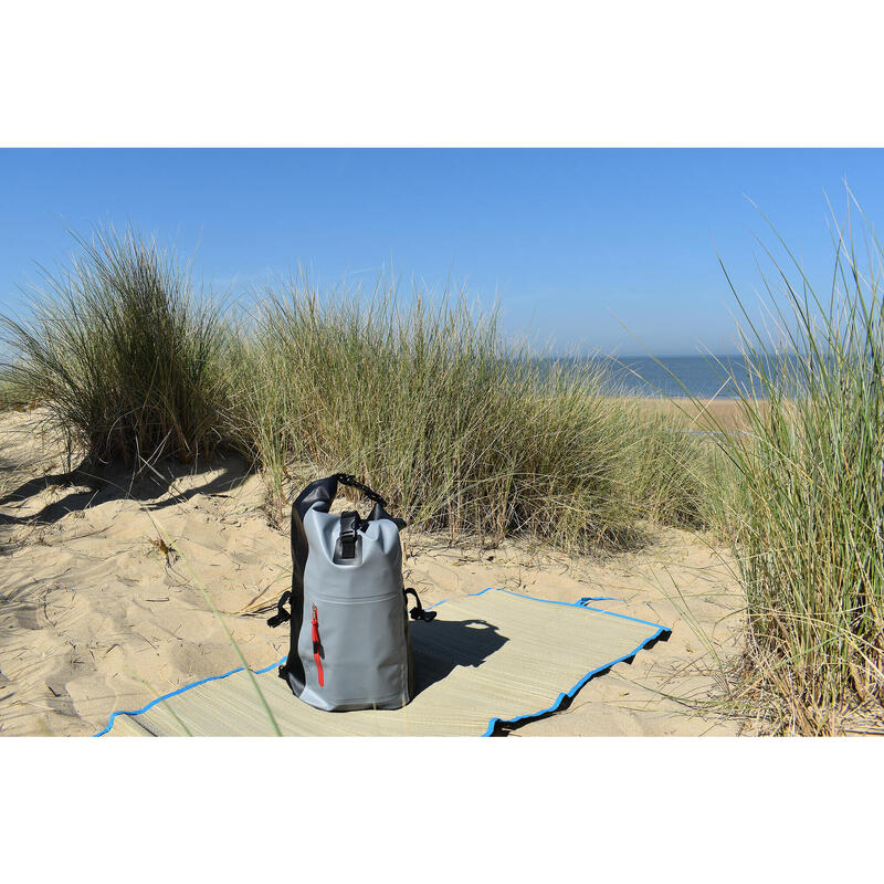 Sac à dos imperméable 25 litres gris 100% étanche