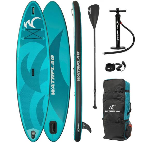 Wysokiej jakości nadmuchiwana deska SUP – WATRFLAG Glide 10'6" zestaw – ALLROUND