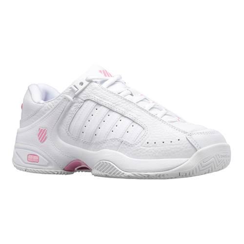 Chaussures Femme K-swiss Defier Rs 91033955 Blanc Et Rose